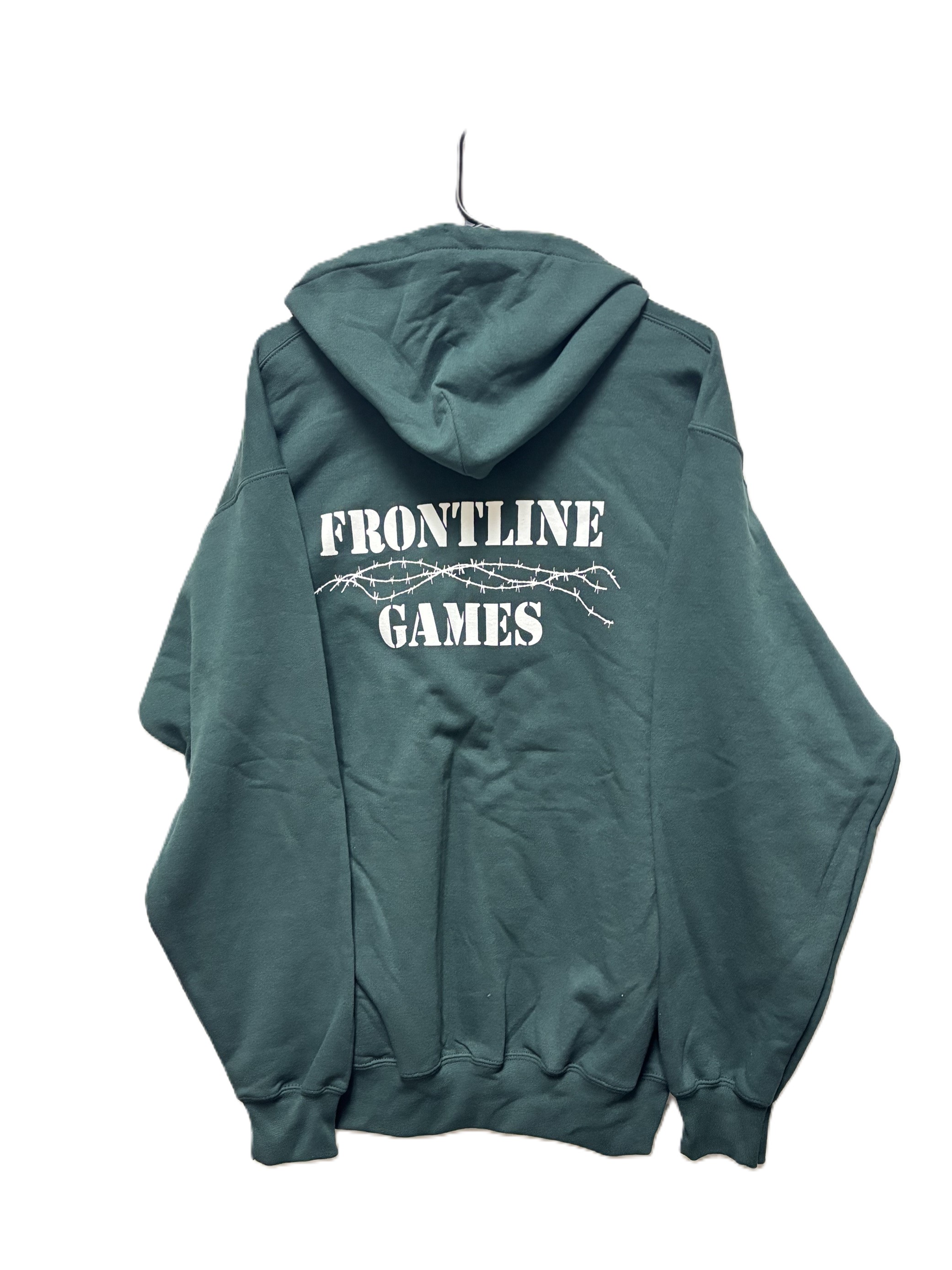 Frontline Games Zip up Hoodie - Green